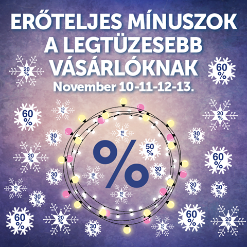 Europark kupon napok november 10-13.